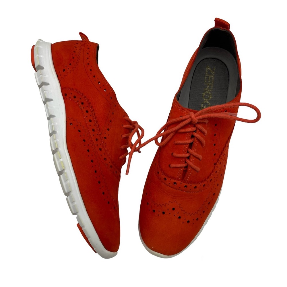 Cole Haan Zero grand Red Wingtip Sneakers